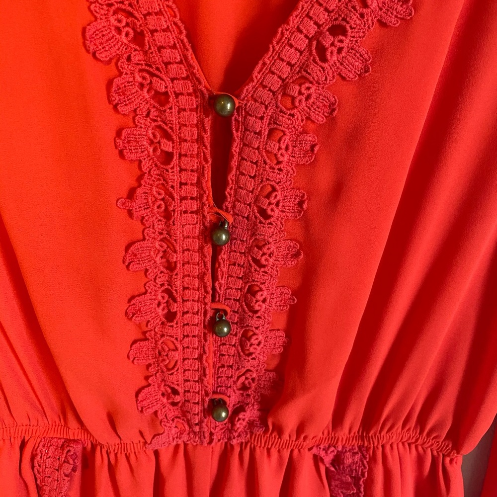 Red Romper - Picture 2 of 3